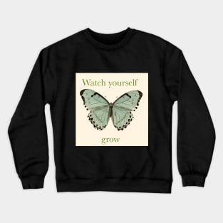 Butterfly Pattern, Motivational Quote, Expressive Slogan, Shirts, Hats, Cups, Stickers, Kid Fashion Crewneck Sweatshirt